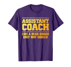 Assistant Coach Tennis Softball T-Shirt - Custom Art Print Men Women
