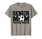 Senior Soccer Mom Soccer Mama Game T-Shirt - Aesthetic Graphic for Adults