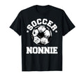 Soccer Nonnie Soccer Ball Distressed T-Shirt - Custom Art Print for Adults