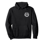 Soccer Player Ball Sports Hoodie - Novelty Apparel for Adults