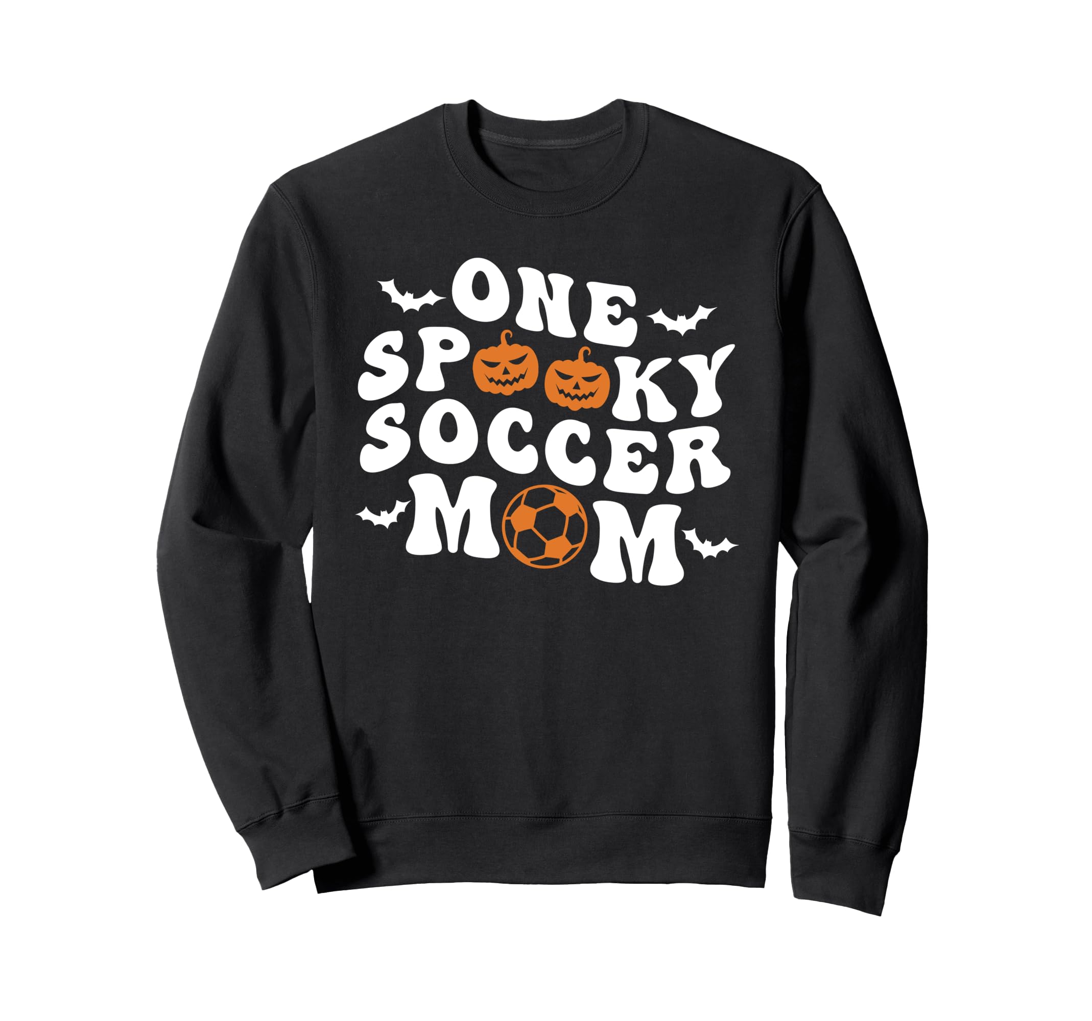 One Spooky Soccer Mom Halloween Sweatshirt - Fun Novelty Design Unisex