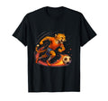 Fast Cheetah Striker Soccer Sprint T-Shirt - Fun Novelty Design Unisex