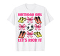 Birthday Lets Kick It Soccer Mom Mama T-Shirt - Streetwear Style Unisex