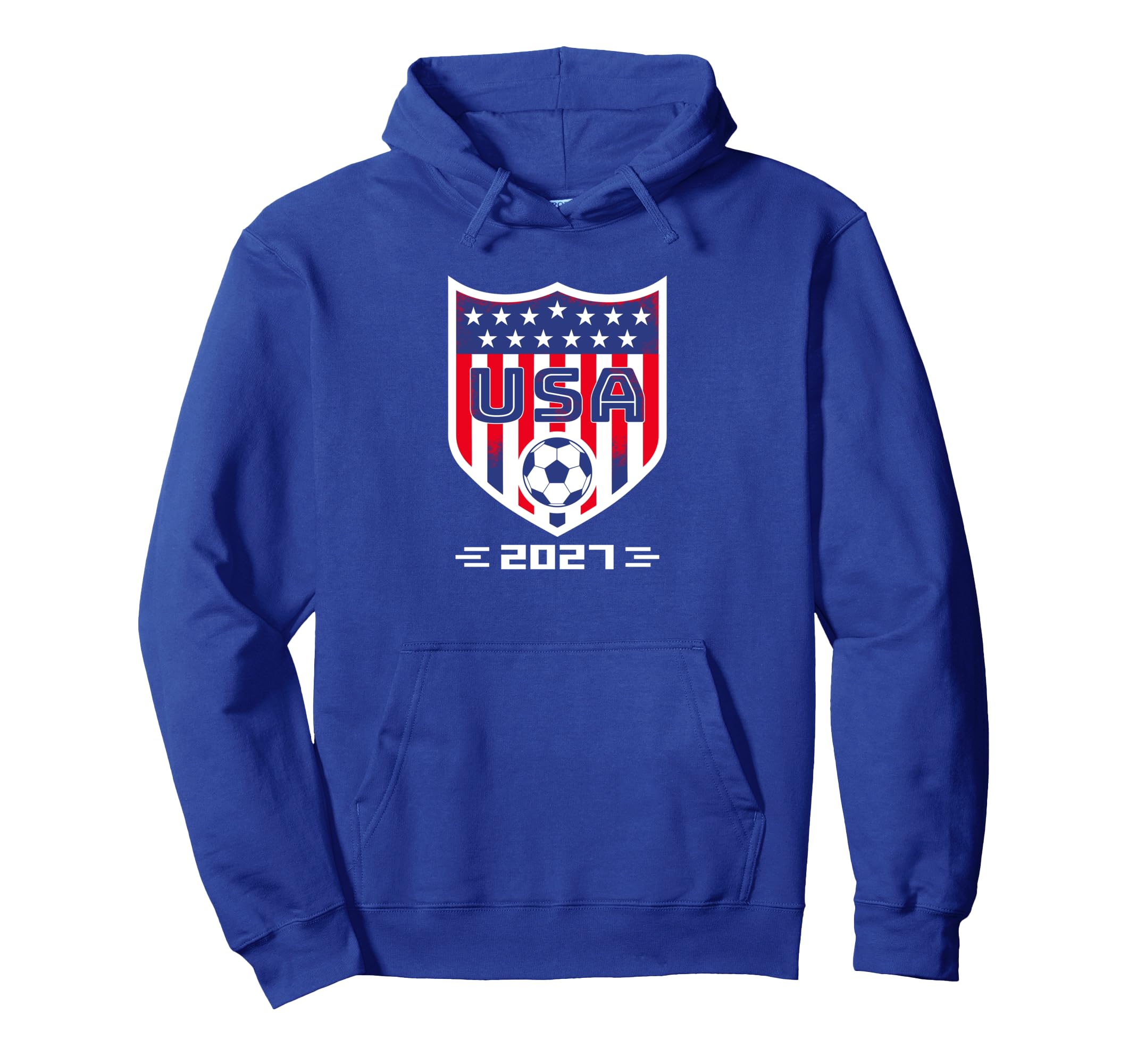 American Flag Soccer Team Soccer 2027 Hoodie - Novelty Apparel Unisex