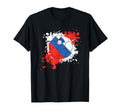 Soccer Ball Flag Slovenia T-Shirt - Novelty Apparel Unisex