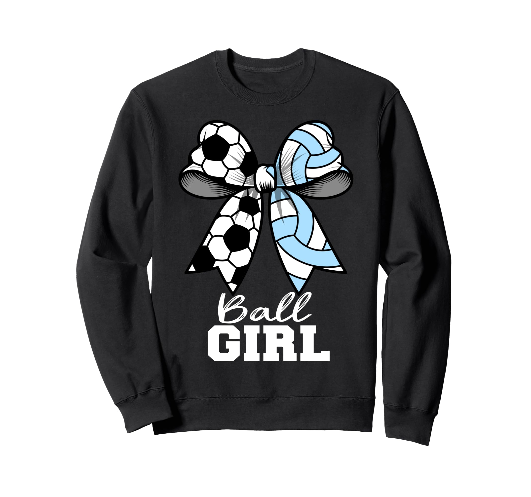 Ball Soccer Volleyball Coquette Sweatshirt - Fun Novelty Design for Adults