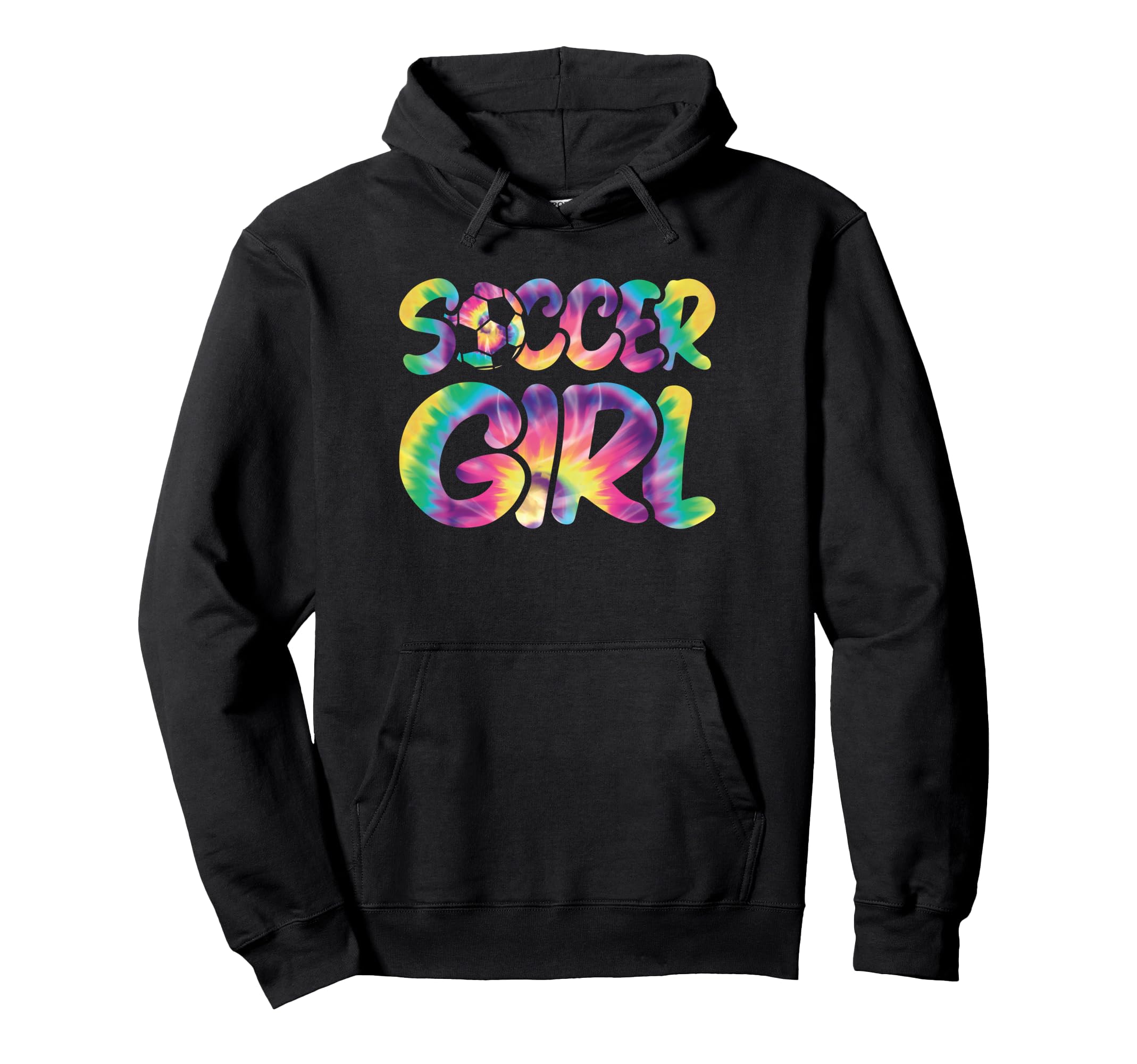 Soccer Colorful Soccer Player Hoodie - Minimalist Print for Adults