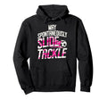 May Spontaneously Slide Tackle Soccer Hoodie - Minimalist Print Men Women