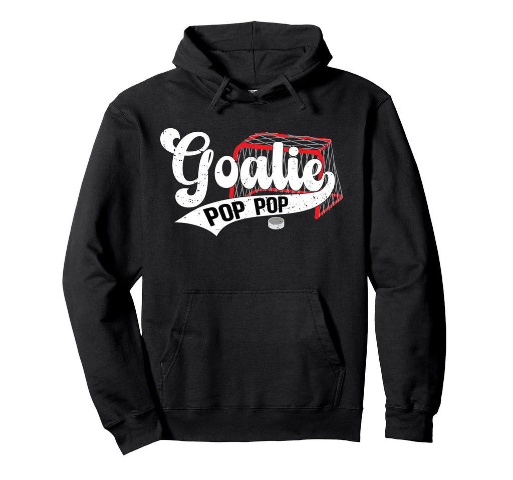 Ice Hockey Goalie Pop Pop Ice Hockey Hoodie - Trendy Graphic Men Women
