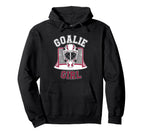Ice Hockey Goalie Goalkeeper Hockey Hoodie - Trendy Graphic for Adults