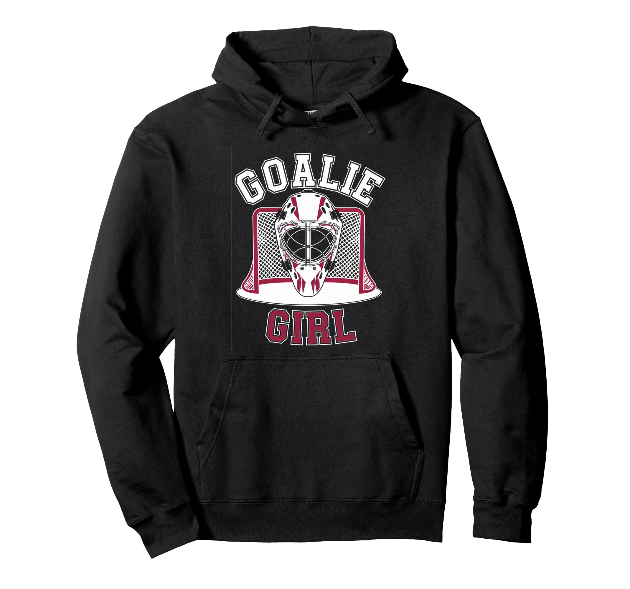 Ice Hockey Goalie Goalkeeper Hockey Hoodie - Trendy Graphic for Adults