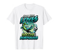 This Loves Soccer And Dinosaurs T-Shirt - Fun Novelty Design Unisex