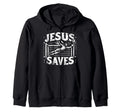 C J S Religious Christian Soccer Hoodie - Novelty Apparel for Adults