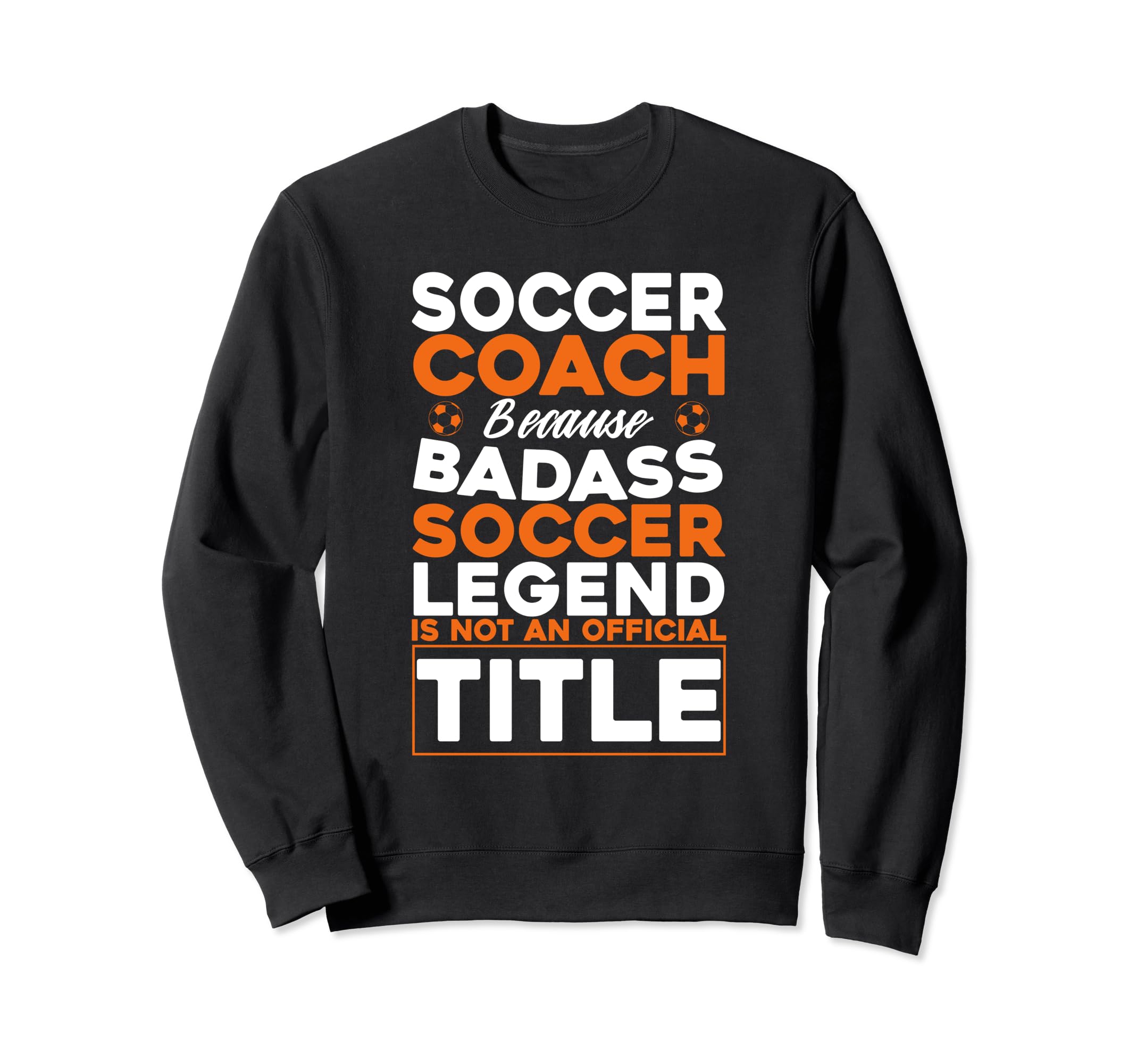 Soccer Coaching Training Trainer Sweatshirt - Minimalist Print Men Women