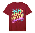 Go Team Sports Tournament Game Day T-Shirt - Trendy Graphic for Adults