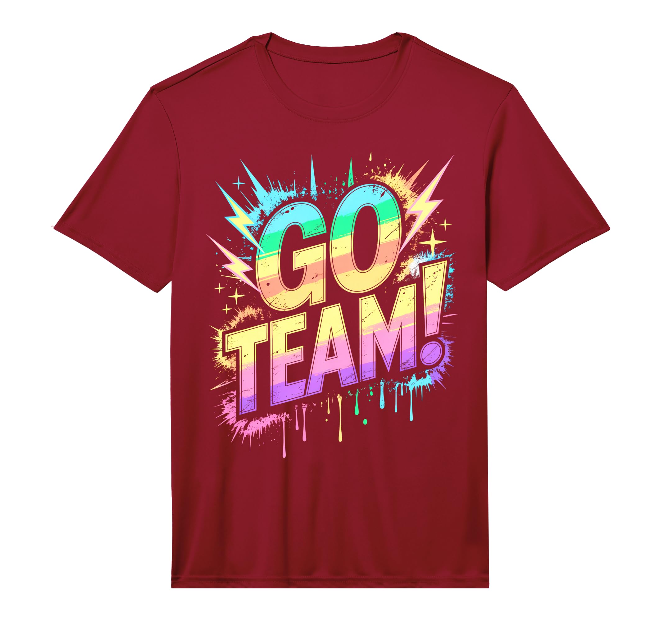 Go Team Sports Tournament Game Day T-Shirt - Trendy Graphic for Adults