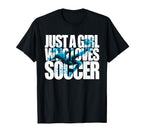 Soccer Teen Just Who Loves Soccer T-Shirt - Casual Everyday Wear for Adults