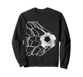 Powered Soccer Football Sweatshirt - Custom Art Print Men Women