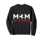 Mom 2 Soccer Mothers Day Sweatshirt - Aesthetic Graphic for Adults