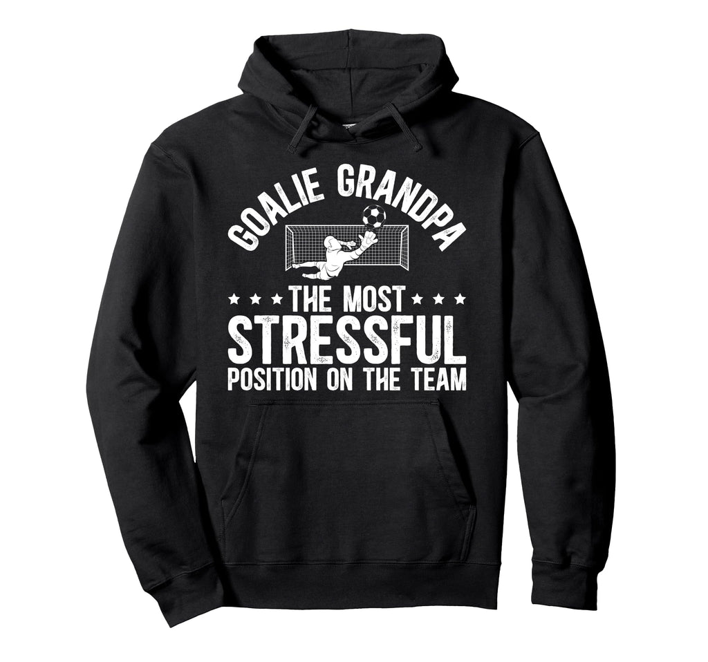 Funny Soccer Goalie Grandpa Soccer Hoodie - Custom Art Print Men Women