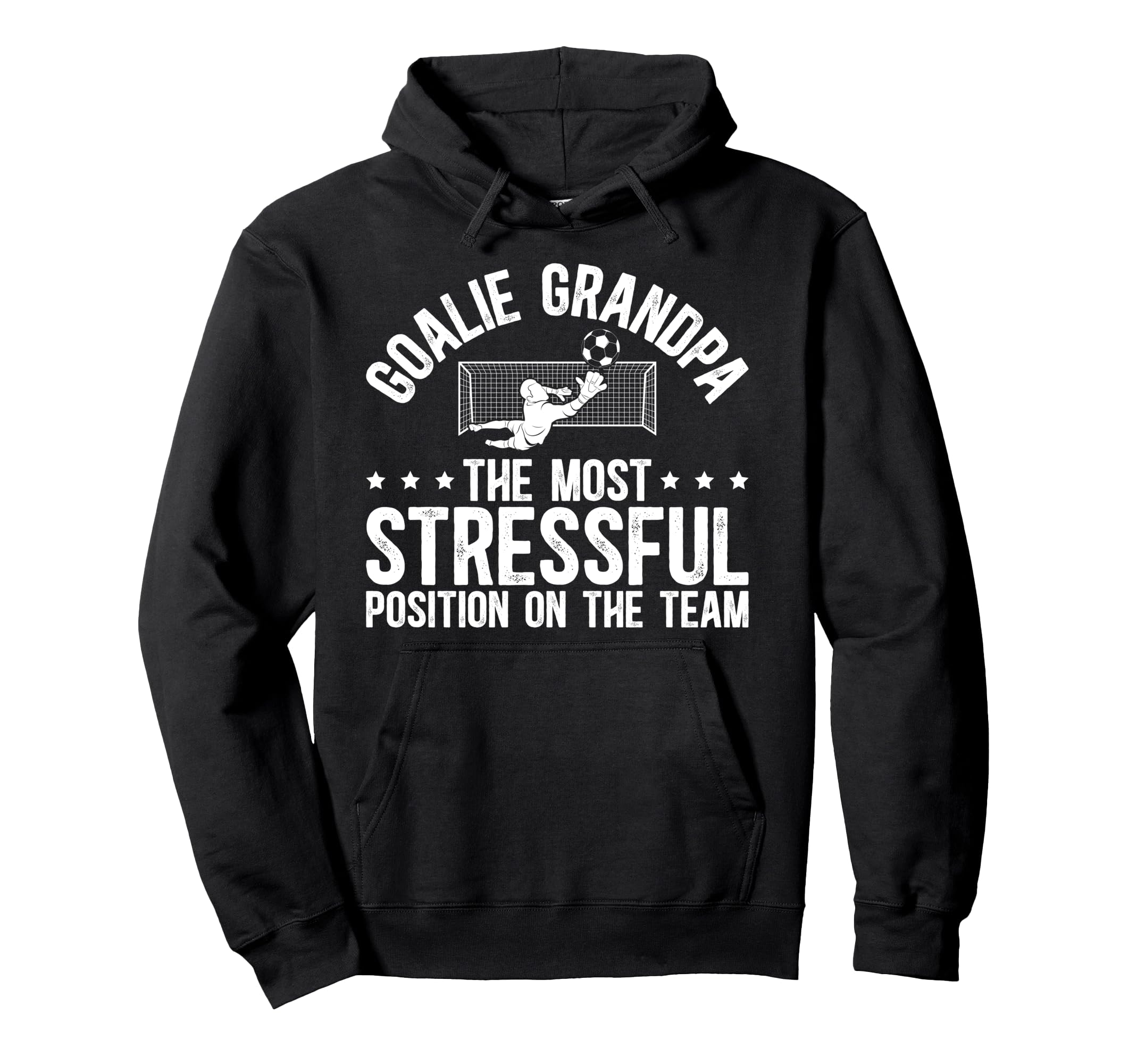 Funny Soccer Goalie Grandpa Soccer Hoodie - Custom Art Print Men Women
