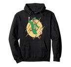 St Patricks Day Leprechaun Soccer Hoodie - Trendy Graphic for Adults