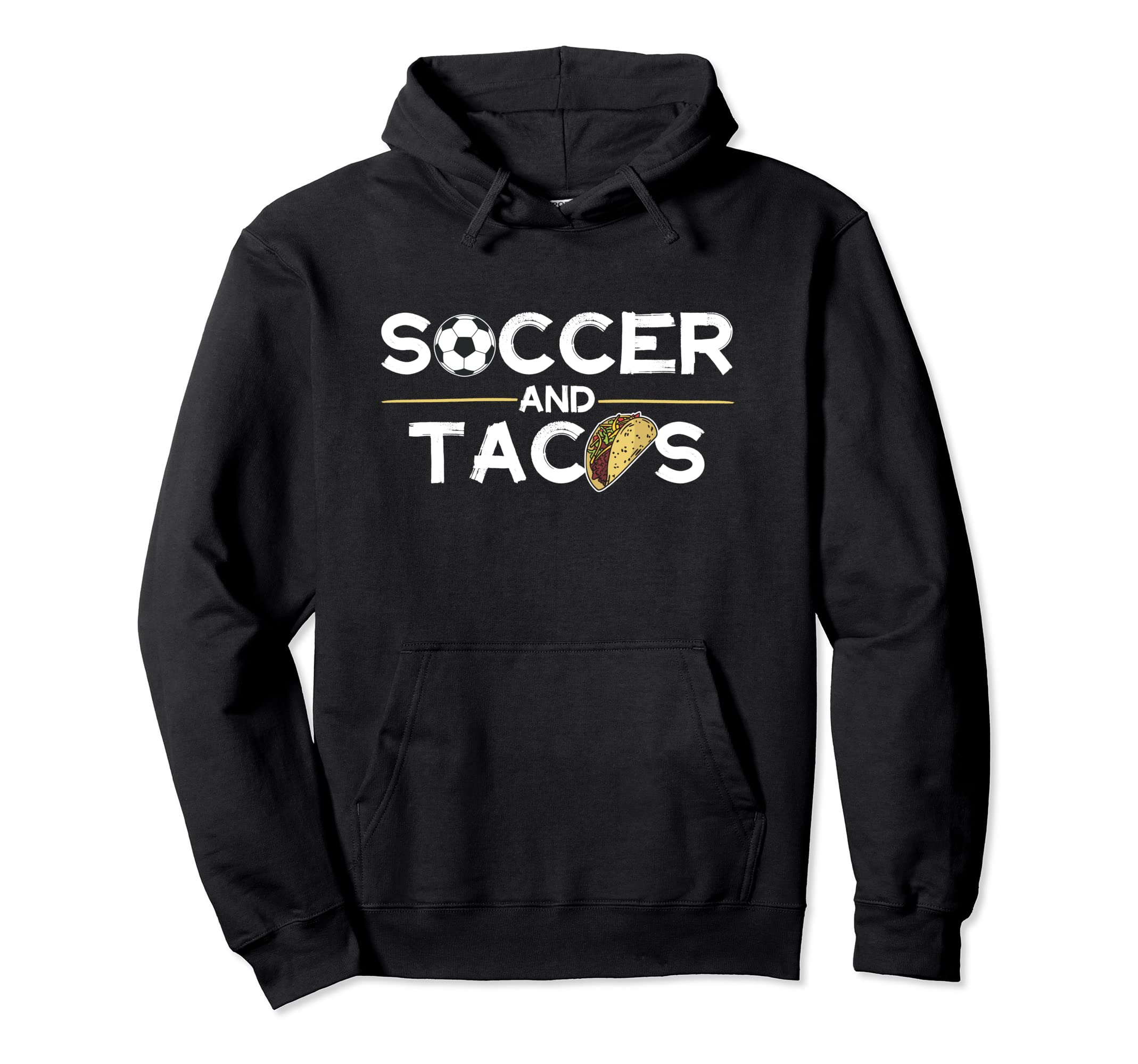 Soccer And Tacos Mexican Food Ball Hoodie - Streetwear Style Men Women