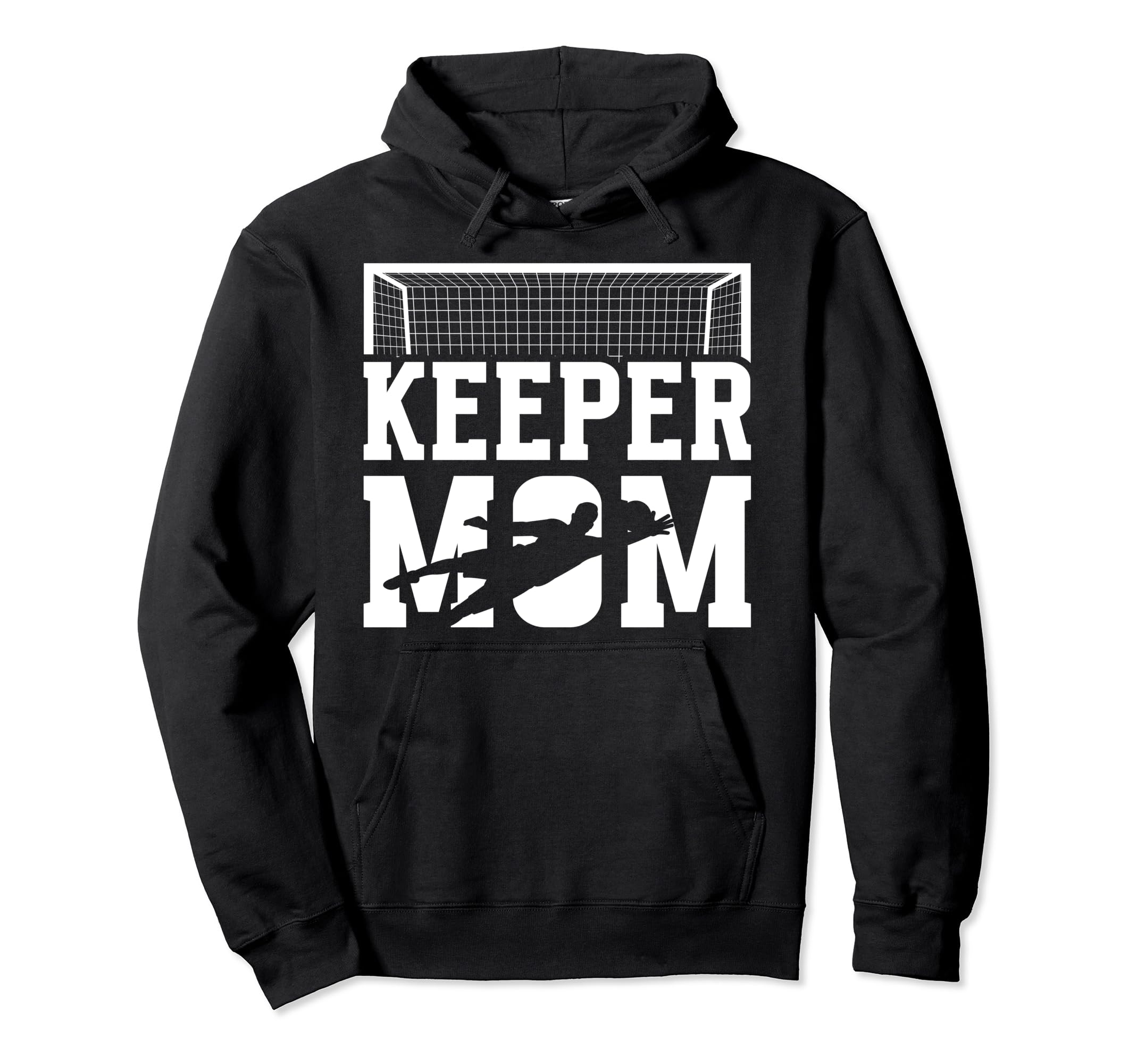Soccer Keeper Mom Soccer Goalkeeper Mother Hoodie - Graphic Print Unisex