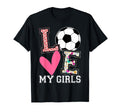 Soccer Love My Parents Soccer Daughters T-Shirt - Novelty Apparel Unisex