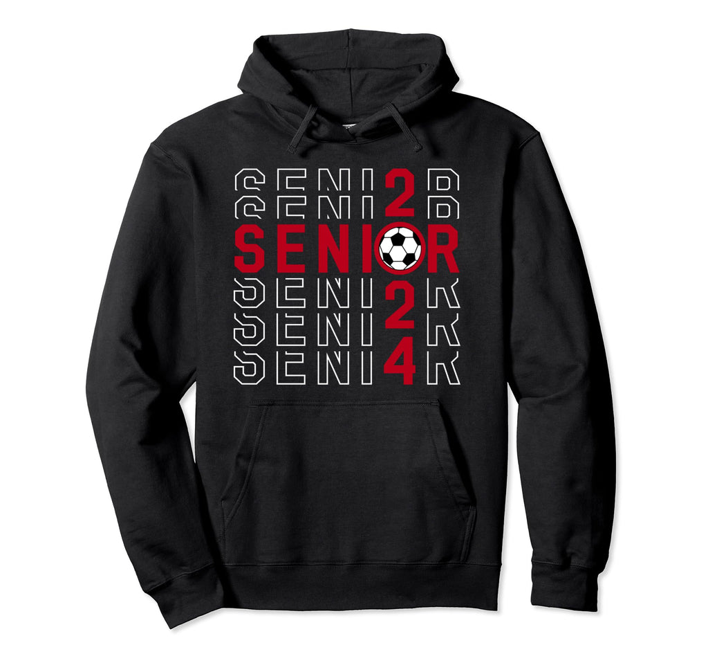 Senior Class 2024 Graduation Maroon Hoodie - Aesthetic Graphic Men Women