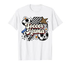 Soccer Mama Funny Leopard Soccer Mom T-Shirt - Aesthetic Graphic Men Women