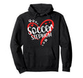 Soccer Stepmom Soccer Player Step Hoodie - Fun Novelty Design for Adults