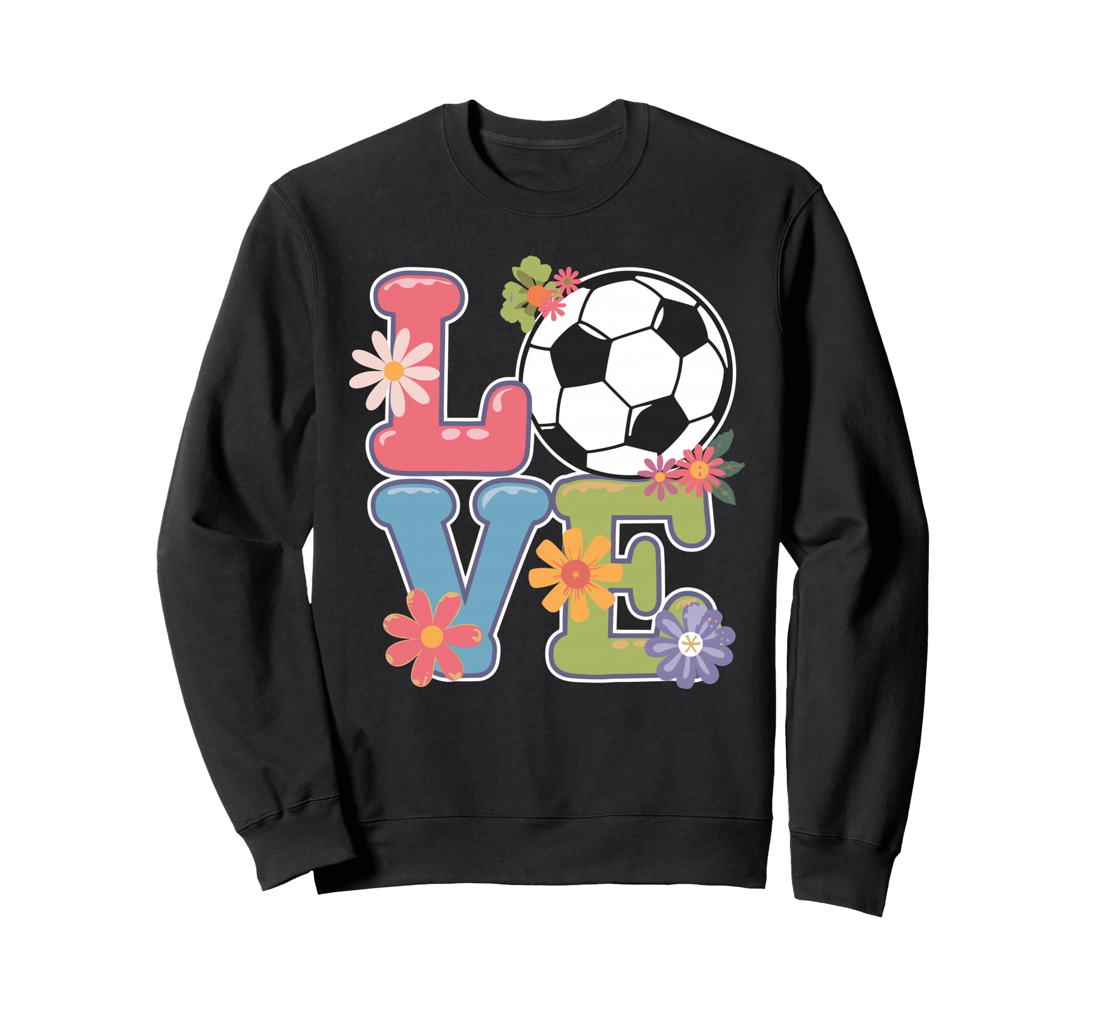 Soccer Art Teen Goalie Soccer Player Sweatshirt - Graphic Print Unisex