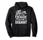 Favorite Ice Hockey Goalie Grammy Hoodie - Casual Everyday Wear for Adults