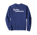 U S Soccer Uswnt She Believes Cup Sweatshirt - Trendy Graphic Men Women