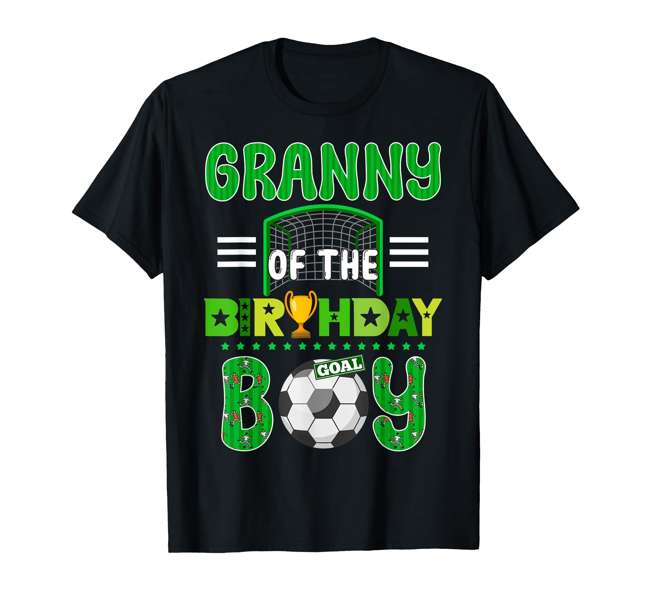 Granny Birthday Soccer Goal Family T-Shirt - Trendy Graphic for Adults