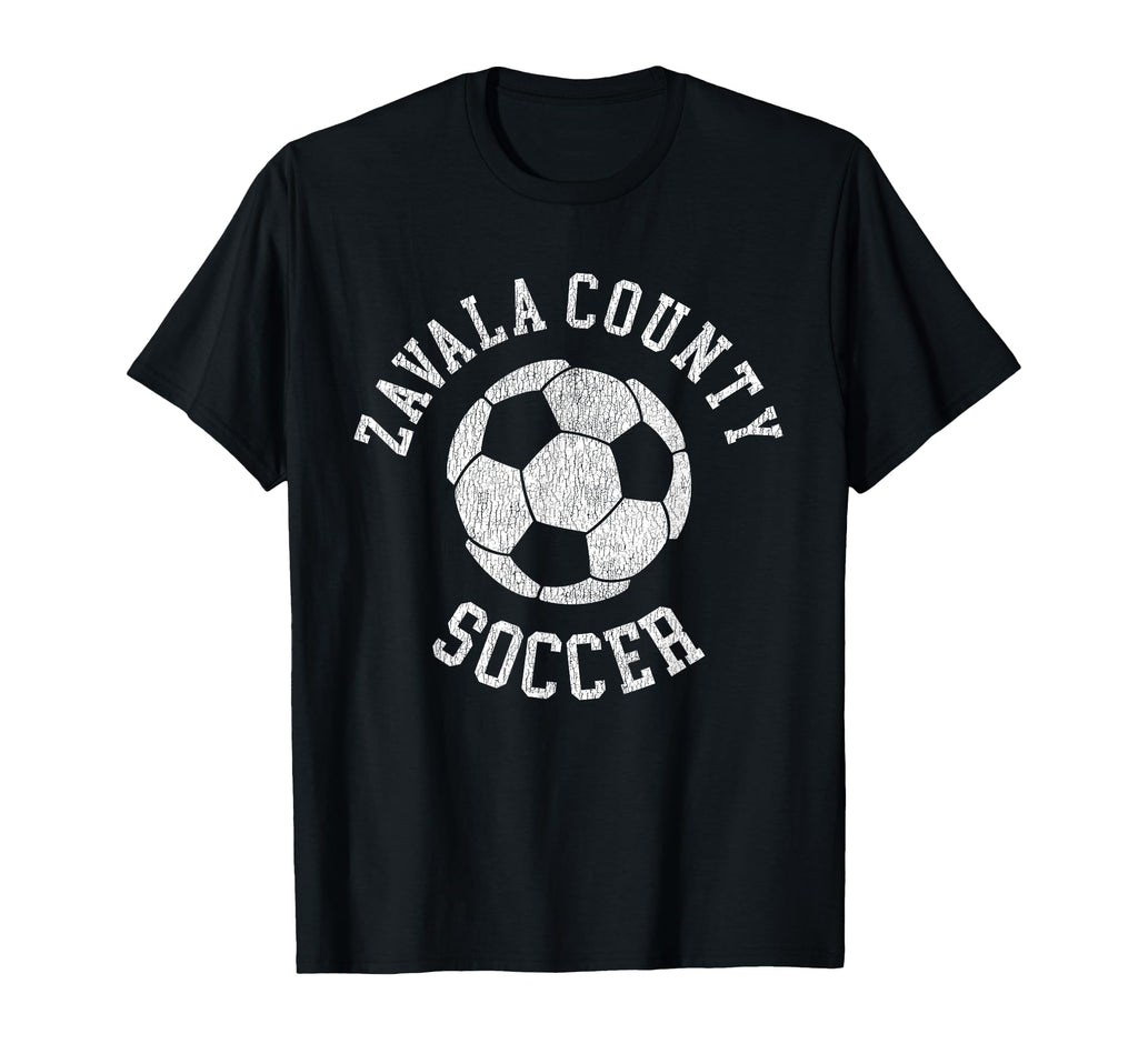 Zavala County Soccer Distressed 90S T-Shirt - Aesthetic Graphic Unisex