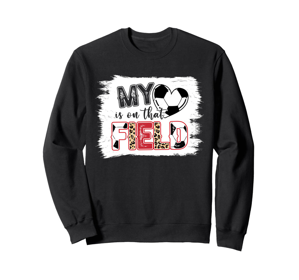 Leopard My Heart Is That Field Sweatshirt - Aesthetic Graphic Men Women