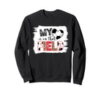 Leopard My Heart Is That Field Sweatshirt - Aesthetic Graphic Men Women