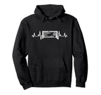 Heartbeat Goalkeeper Football Hoodie - Novelty Apparel for Adults