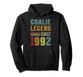 Goalkeeper Legend 1992 Sports Goal 34Th Hoodie - Trendy Graphic for Adults