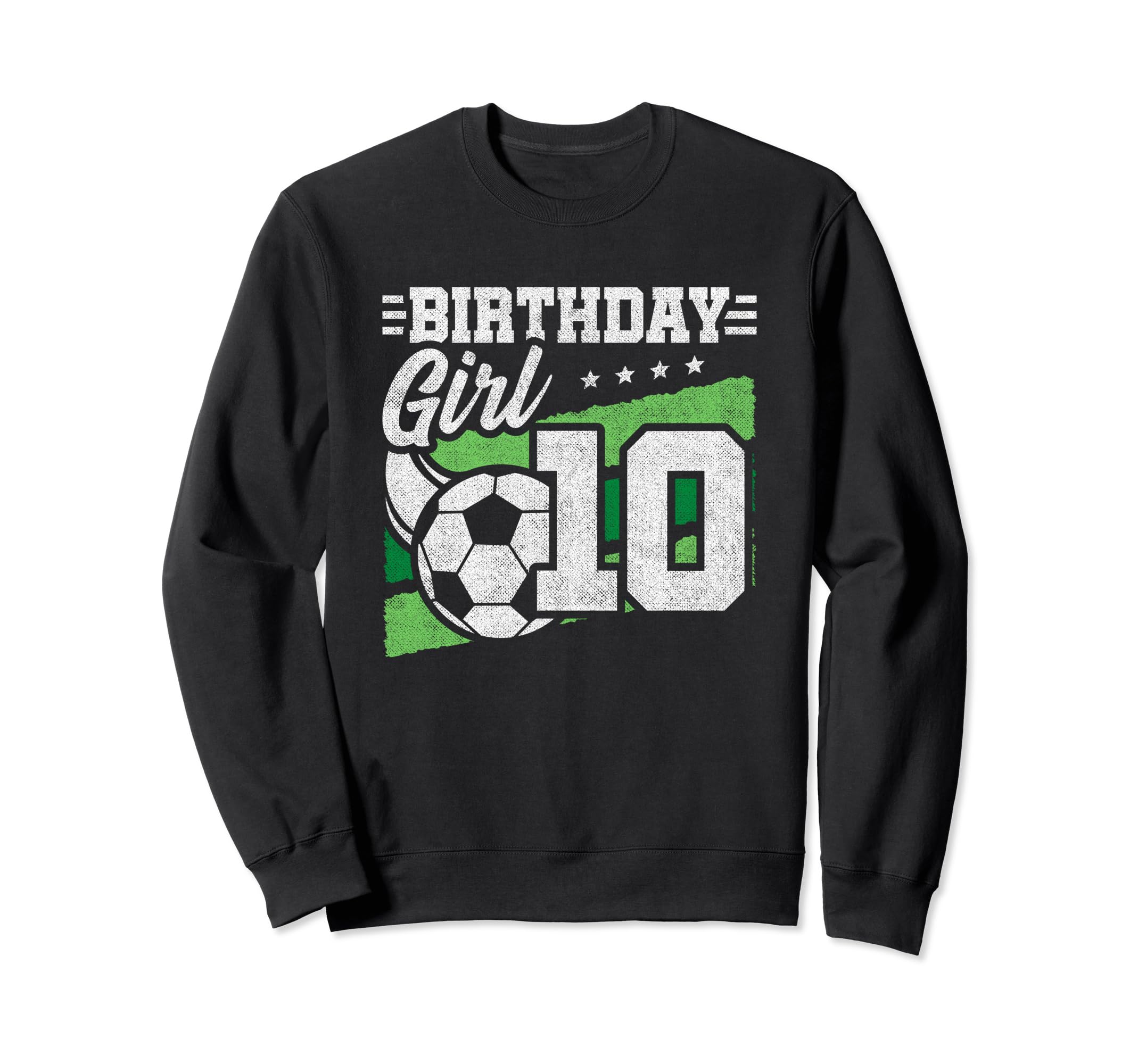 10Th Birthday Soccer Party 10 Year Sweatshirt - Unique Graphic Men Women