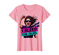 I Bleed Team Colors Proud Soccer Mom T-Shirt - Aesthetic Graphic Men Women