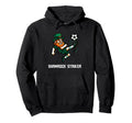 Shamrock Striker Leprechaun Soccer St Hoodie - Streetwear Style Men Women