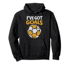 Ive Got Goals Football Soccer Grunge Hoodie - Unique Graphic Unisex