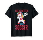 Better Soccer Funny T-Shirt - Graphic Print Unisex