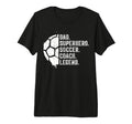 Dad Superhero Soccer Coach Legend T-Shirt - Aesthetic Graphic for Adults