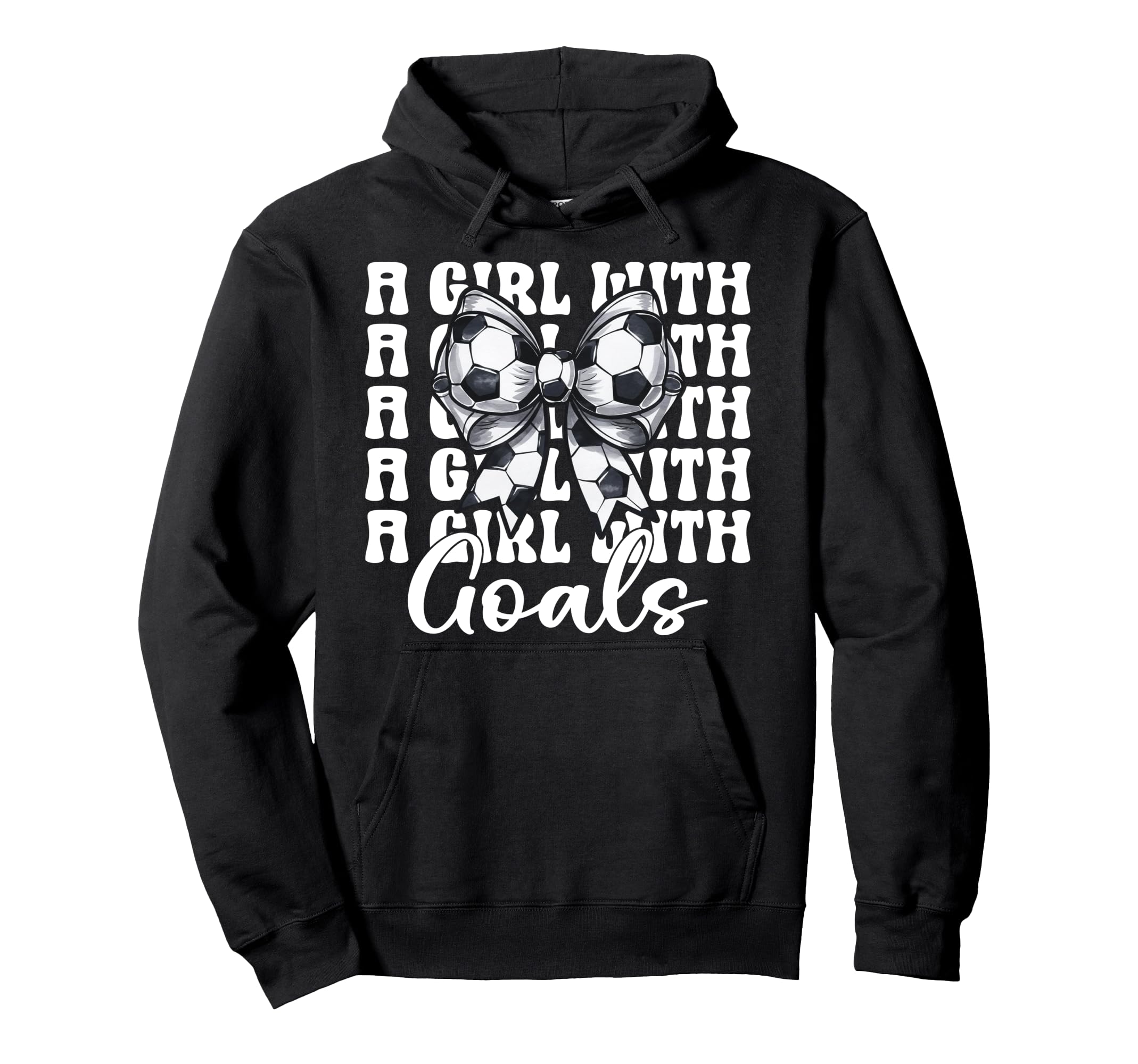 Soccer Goals Hoodie - Graphic Print Unisex
