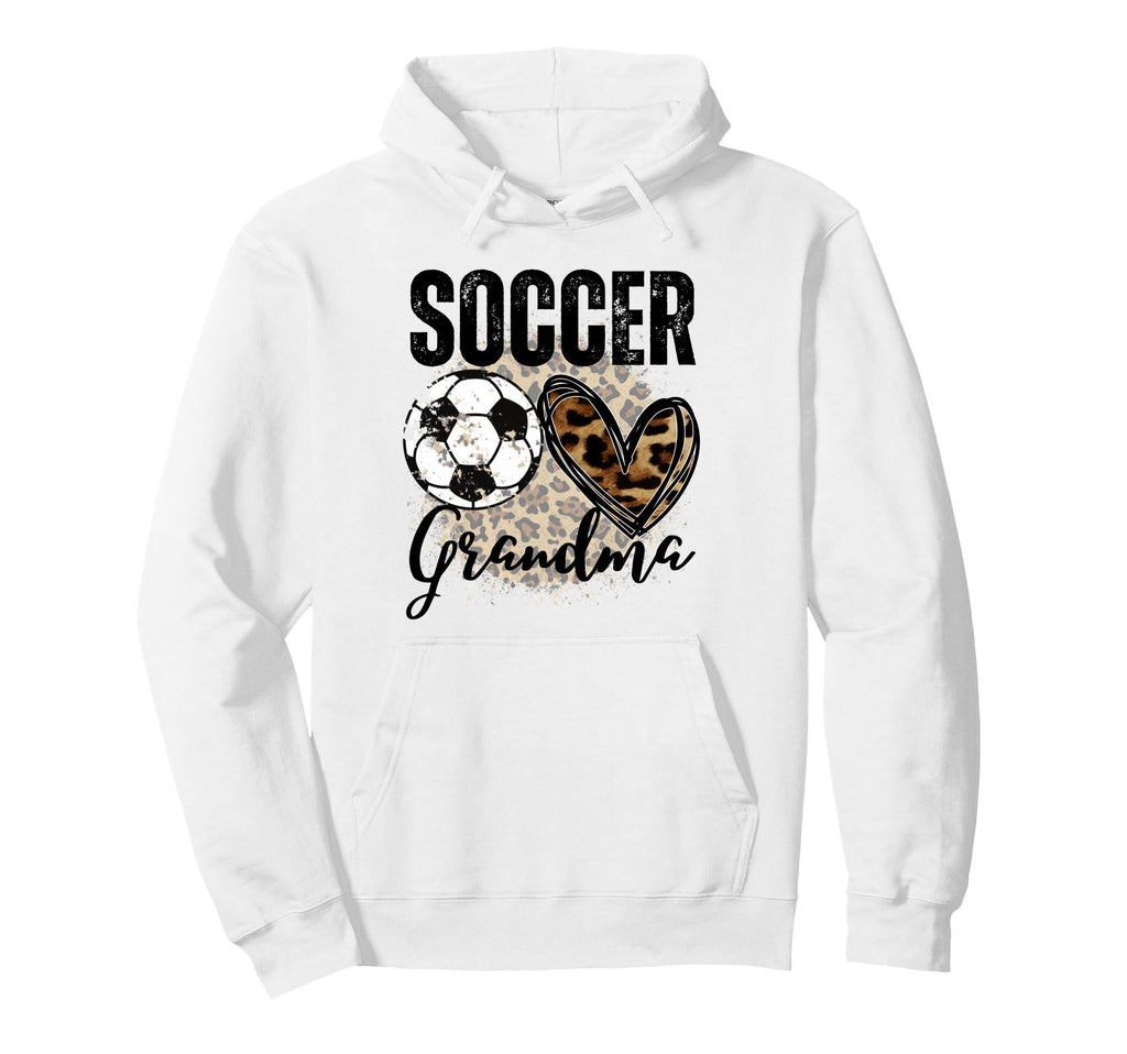 Funny Grandma Proud Soccer Lover Heart Hoodie - Trendy Graphic Unisex
