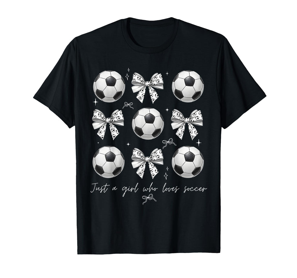 Soccer Players Just Who Loves Soccer T-Shirt - Minimalist Print for Adults